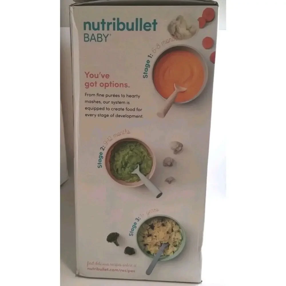 Nutribullet Baby Bullet Complete Blender Food Making System Kit NBY50100P